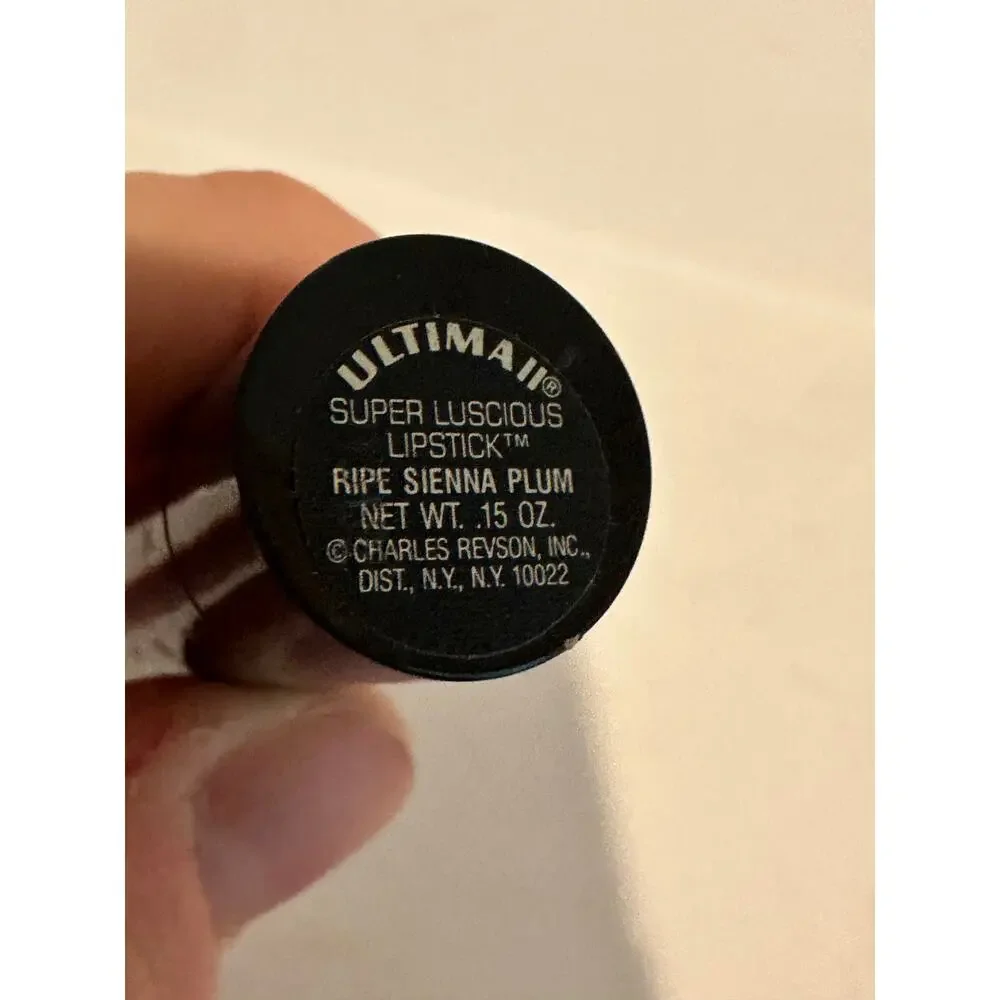 NOS Ultima II Super Luscious Lipstick Ripe Sienna Plum .15 oz - Picture 3 of 3